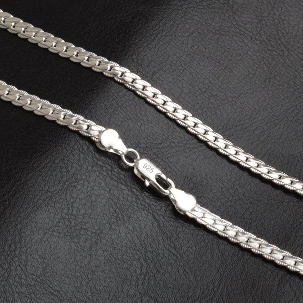 NEW 20'' 925 Sterling Silver Braided Snake Chain - Picture 8 of 11